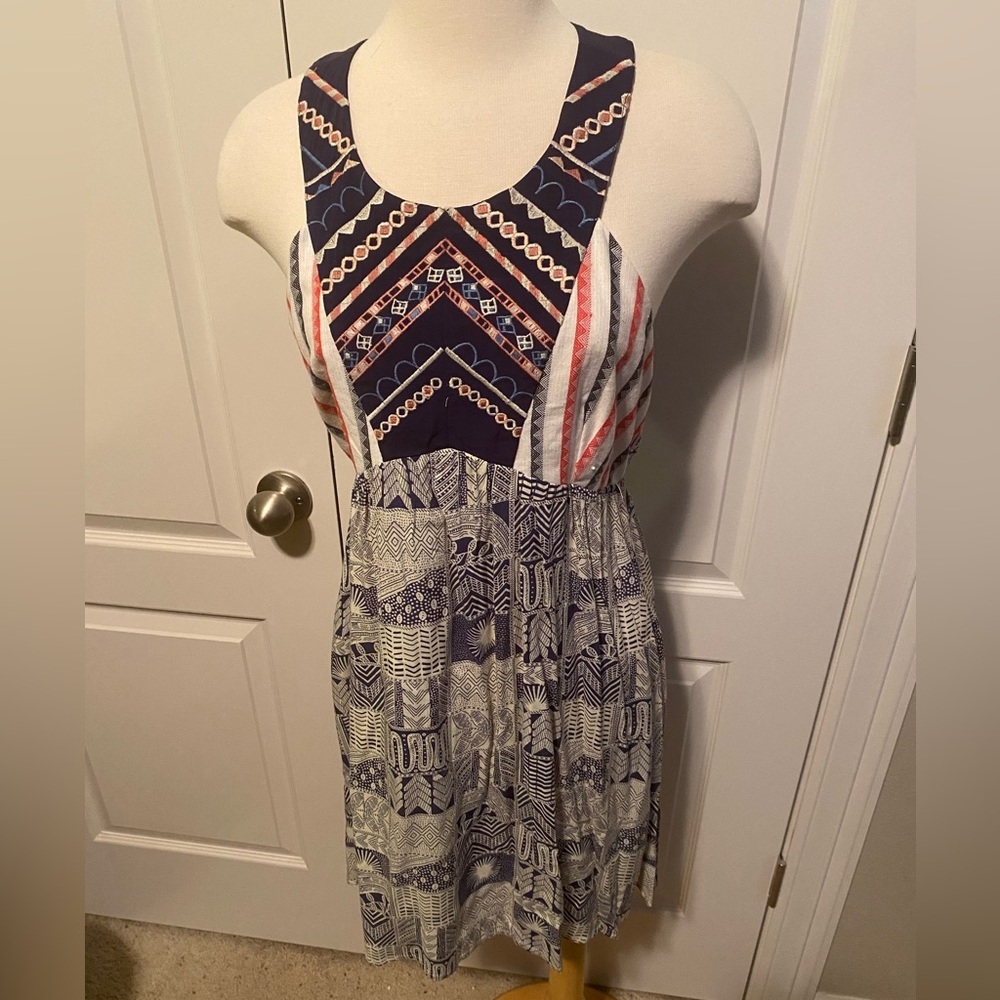 Flying Tomato Dress Red White Blue Sz Large